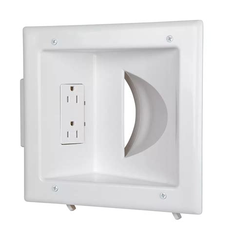 recessed electrical box|recessed outlet box home depot.